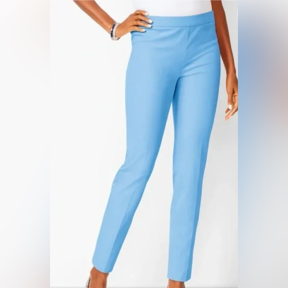 Talbots Chatham Ankle Pants Blue Size 12 Petite